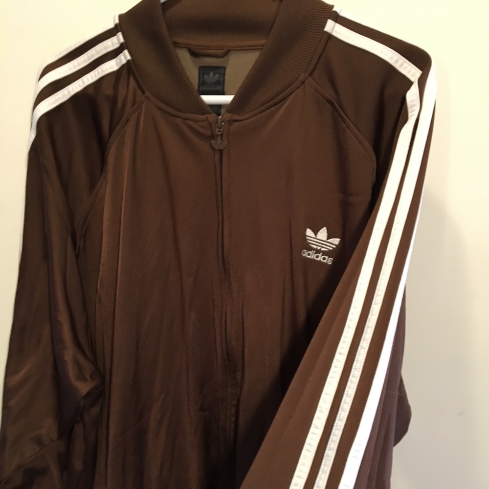 Adidas Track Jacket Chocolate XL
